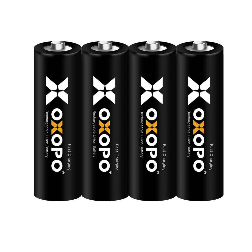 【OXOPO】XS系列 AA三號 快充鋰電池(2入雙槽)